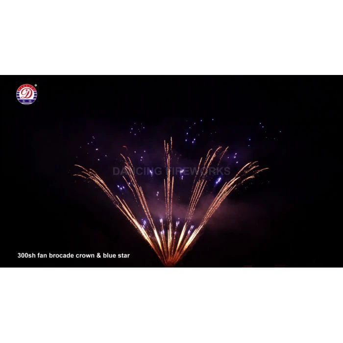 300's Fan Shape Professional Fireworks Cake
